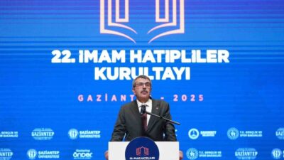 Milli Eğitim Bakanı Yusuf Tekin, Gaziantep’te katıldığı imam hatipliler kurultayında