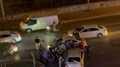 İstanbul Başakşehir’de iki sürücü arasında yol verme meselesi nedeniyle çıkan