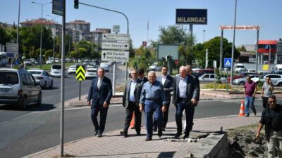 Kayseri Büyükşehir Belediye Başkanı Dr. Memduh Büyükkılıç, Osman Kavuncu Bulvarı