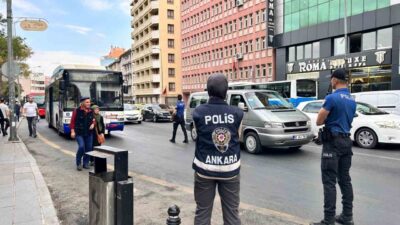 2025-2026 Eğitim Öğretim Yılının başlaması dolayısıyla polis ekipleri tarafından Ankara’nın