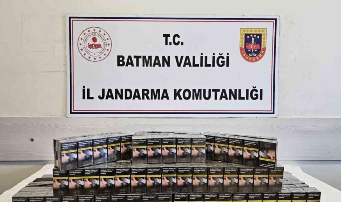 Batman’da 15 araçtan toplam 2 bin 399 paket kaçak sigara