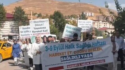 3-9 Eylül Halk Sağlığı Haftası etkinlikleri kapsamında koruyucu sağlık hizmetlerinin
