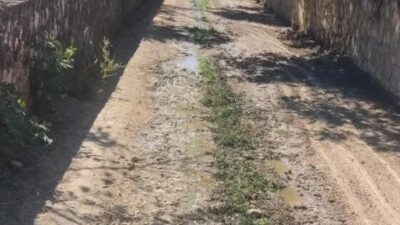 Bayırköy Belediyesi ekipleri, tren yolu altını arazi yollarına bağlayan kanalda