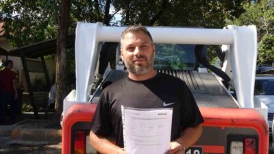 Kocaeli’nin Gölcük ilçesinde belediye personeli Hamza Dinçay, bir şirket tarafından