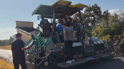 Çanakkale’nin Biga ilçesinde, İl Özel İdaresi Yol ve Ulaşım Hizmetleri