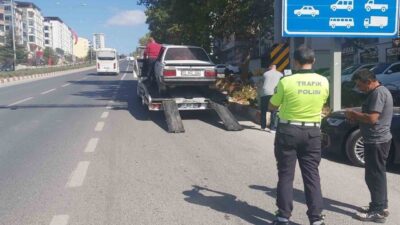 Bilecik’te korsan taksicilik yapan şahıs polis ekiplerince yakalanırken, ceza yağdı.