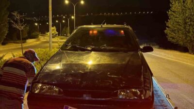 Bilecik’te seyir halindeyken direksiyon hâkimiyetini kaybetmesi üzerine meydana gelen trafik