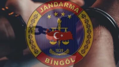 Bingöl’de jandarma ekipleri tarafından yapılan çalışmada 4 yıl 2 ay