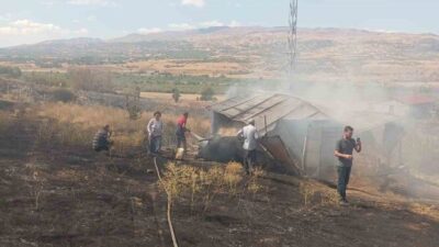 Bingöl’ün Genç ilçesinde çıkan örtü yangını, ekiplerinin müdahalesi ile söndürüldü.