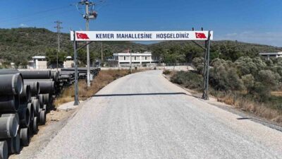 Muğla Büyükşehir Belediyesi, Bodrum’un Kemer ve Tepecik Mahallelerini birbirine bağlayan