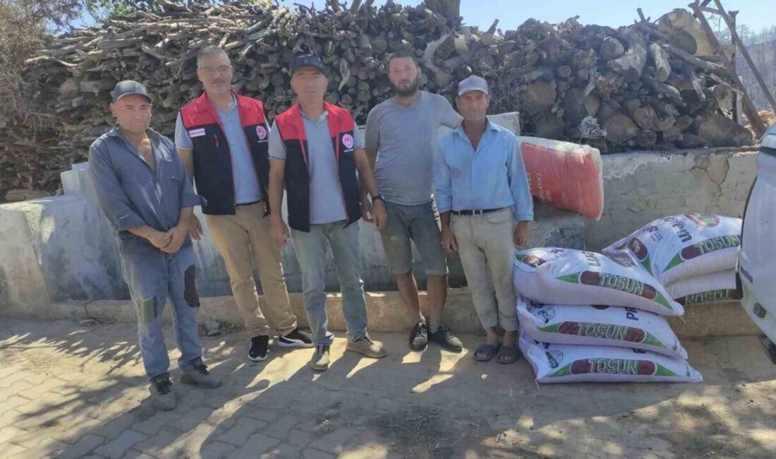 Buldan’da orman yangınından etkilenen üreticilere saman ve yem desteği sağlandı Denizli İl Tarım ve Orman Müdürlüğü, Buldan’da yaşanan orman yangını