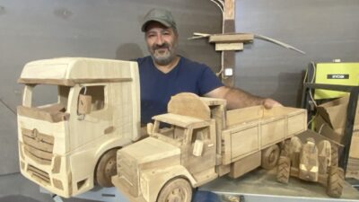 Burdur’un Kızılkaya ilçesinde hobisini işi haline getiren ahşap ustası, geleneksel