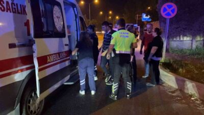 Bursa’nın İnegöl ilçesinde meydana gelen kazada hafif ticari araç ile