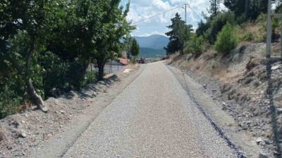 Çameli Belediyesi öz kaynaklarıyla yol ve ulaşım altyapısını güçlendirmeye yönelik