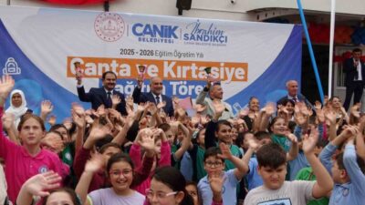 Samsun’un Canik Belediyesi tarafından, ilçede bu yıl birinci sınıfa başlayan