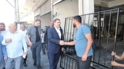 Haliliye Belediye Başkanı Mehmet Canpolat, mahalle gezileri çerçevesinde Sancaktar Mahallesi’ni