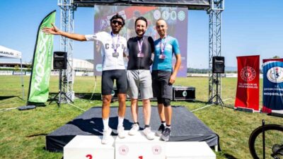 Zonguldak’ın Çaycuma ilçesinde düzenlenen Granfondo yarışına 150’den fazla sporcu katıldı,