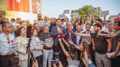 Aydın Büyükşehir Belediyesi’nde olaylı geçen ve ertelenen meclis toplantısının ardından