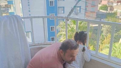 Şırnak’ın Cizre ilçesinde kafası demir korkuluğa sıkışan çocuk itfaiye ekiplerince