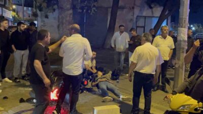 Tekirdağ Çorlu’da bir araçla çarpışarak kaldırıma devrilen motosikletin sürücüsü yaralandı.