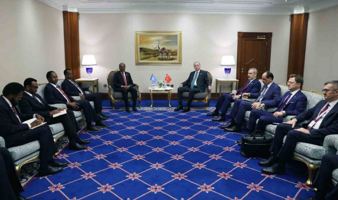 Cumhurbaşkanı Erdoğan, Somali Cumhurbaşkanı Şeyh Mahmud ile görüştü Cumhurbaşkanı Recep Tayyip Erdoğan, İslam İşbirliği Teşkilatı ve Arap Ligi
