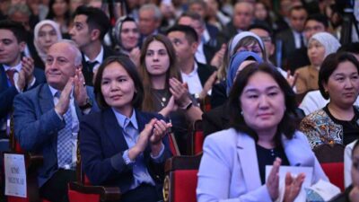Cumhurbaşkanı Yardımcısı Cevlet Yılmaz, Kırgızistan-Türkiye Manas Üniversitesi’nde yaptığı konuşmada, “Kırgızistan’ın