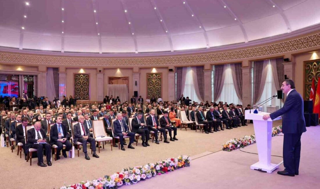 Cumhurbaşkanı Yardımcısı Cevdet Yılmaz, Bişkek’te gerçekleştirilen Kırgızistan-Türkiye İş Forumu’nda yaptığı