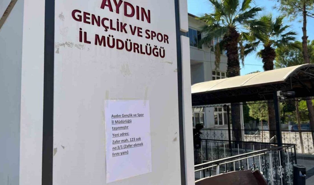 Aydın İl Gençlik ve Spor Müdürlüğü binası depreme dayanıksız olduğu