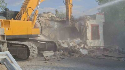 Gaziantep’in Araban ilçesinde, Kahramanmaraş merkezli depremlerin ardından tespit edilen orta