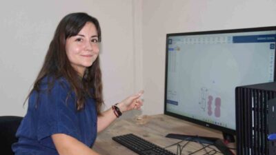 Uzman Diş Hekimi Özge Erarslan Gürbüz, devlet desteğiyle kurduğu laboratuvar