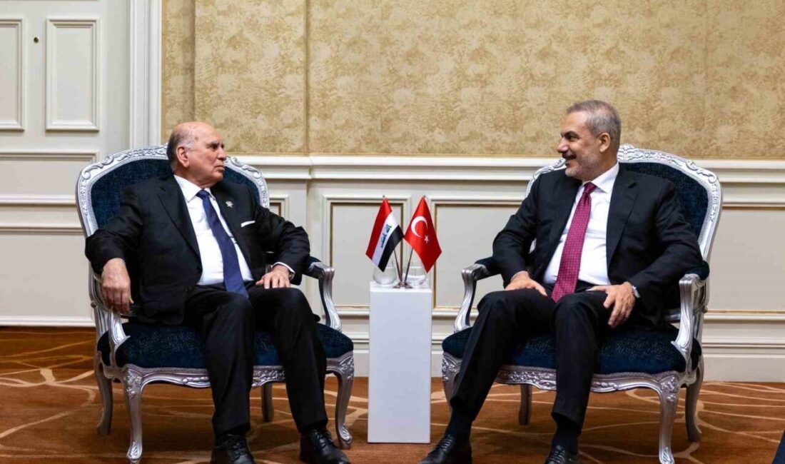 Dışişleri Bakanı Fidan, Irak Dışişleri Bakanı Hüseyin ile bir araya geldi Dışişleri Bakanı Hakan Fidan, Irak Dışişleri Bakanı Fuad Hüseyin ile