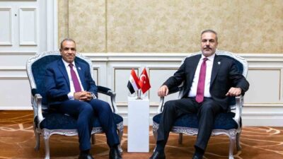 Dışişleri Bakanı Hakan Fidan, Mısır Dışişleri Bakanı Badr Abdellaty ile