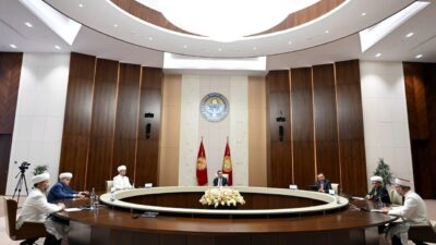 Kırgızistan Cumhurbaşkanı Sadır Caparov, Diyanet İşleri Başkanı Prof. Dr. Ali