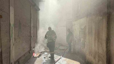 Diyarbakır’ın Sur ilçesinde 5 katlı ayakkabı deposunda çıkan yangın 22