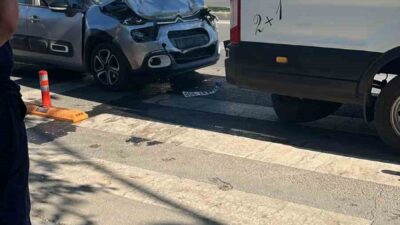 Diyarbakır’da otomobilin transite arkadan çarpması sonucu meydana gelen trafik kazasında