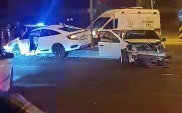 Diyarbakır’da iki aracın çarpışması sonucu meydana gelen trafik kazasında 2