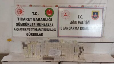 Ağrı’nın Doğubayazıt ilçesinde, Gürbulak Sınır Kapısı’nda bir tırın dorsesinde 4