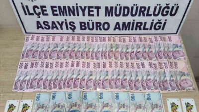 Hatay’ın Dörtyol ilçesinde kumar oynayan 4 şahsa 36 bin 988