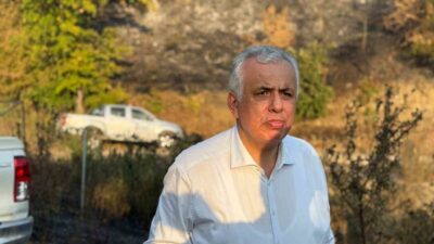 Düzce Vali Vekili Şevket Cinbir, orman yangınıyla ilgili, “İlimiz merkez