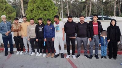 Edirne’nin Uzunköprü ilçesinde 12 düzensiz göçmen yakalandı. Olayla ilgili gözaltına