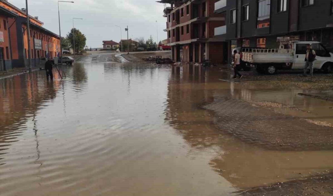 Eflani’de sağanak yolları göle çevirdi Karabük’ün Eflani ilçesinde etkili olan sağanak yağış hayatı olumsuz etkiledi.