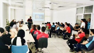 Elazığ Gıda Kontrol Laboratuvar Müdürlüğü personeline yönelik olarak AFAD, itfaiye