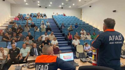 Elazığ Sosyal Güvenlik İl Müdürlüğü personeline yönelik afet farkındalık, yangın