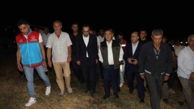 Elazığ’ın Kovancılar ilçesine bağlı Ekinözü köyünde çıkan yangın ekiplerin müdahalesiyle