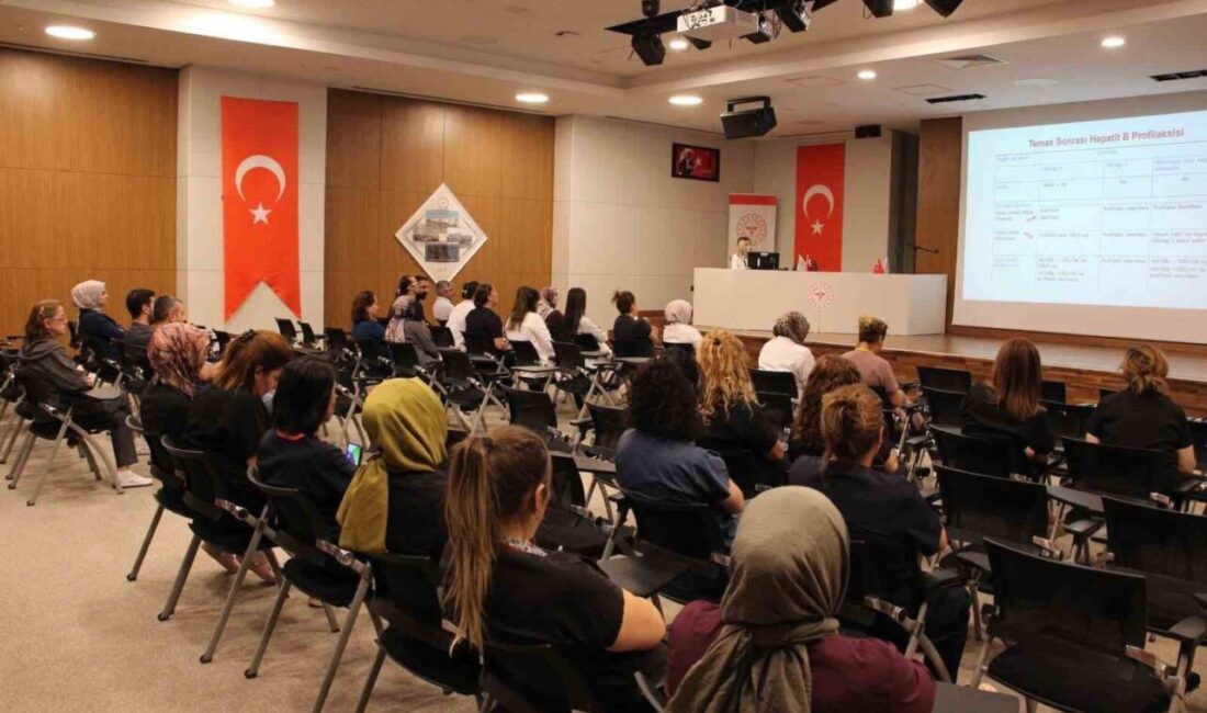 Elazığ’da sağlık çalışanlarına eğitim verildi Elazığ Fethi Sekin Şehir Hastanesi’nde sağlık çalışanlarına eğitim verildi. Elazığ