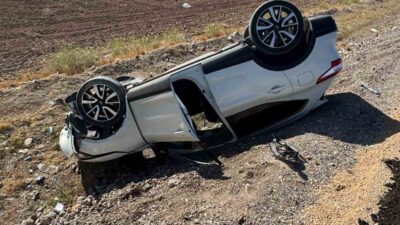 Eskişehir’de çarpışan 2 aracın çarpışması sonucu meydana gelen kazada 4