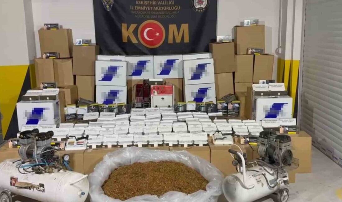 Eskişehir’de 315 kilogram kaçak tütün ele geçirildi Eskişehir İl Emniyet Müdürlüğü ekiplerince yapılan çalışmalar sonucunda 315 kilogram