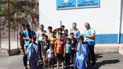 Adana’nın Feke ilçesinde Belediyesi yeni eğitim-öğretim yılı öncesinde kırsal mahallelerdeki