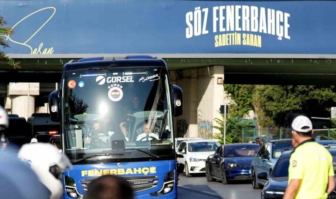 Fenerbahçe stada geldi Trendyol Süper Lig’in 5. haftasında sahasında Trabzonspor ile karşılaşacak olan