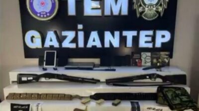 Gaziantep’te terör örgütlerinin propagandasını yapmak ve üye olmak suçundan gözaltına
